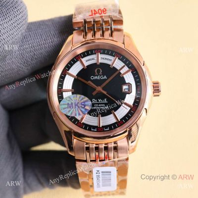 Replica Omega De Ville Hour Vision Citizen Men's Watches Rose Gold Case 41mm